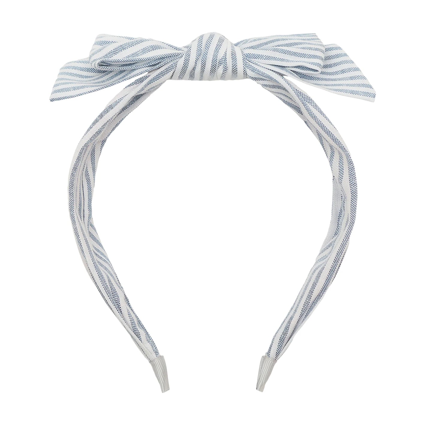 Stripe Bow Alice Band
