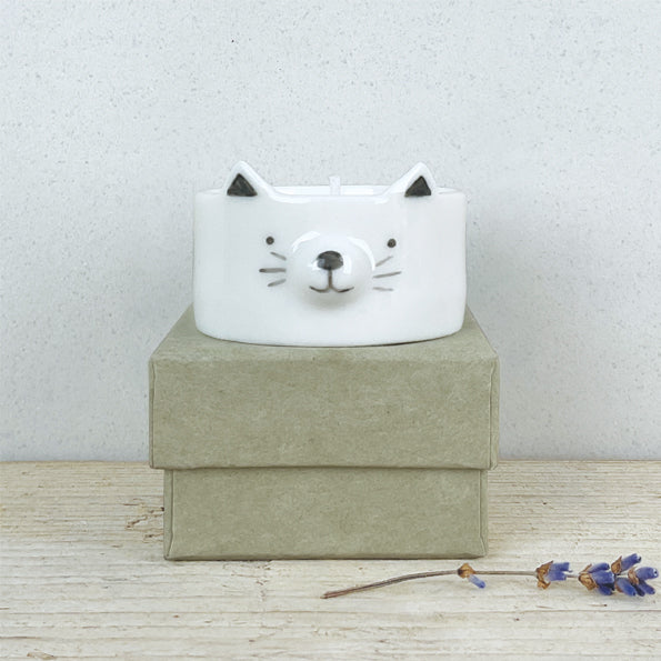 Animal tea light holder- Cat