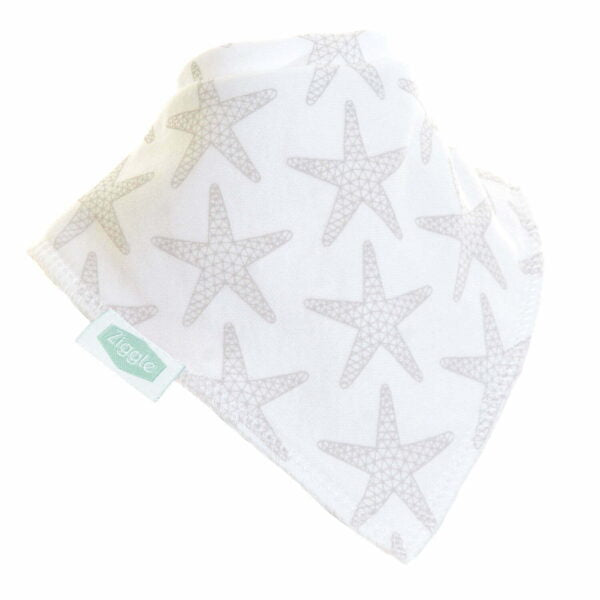 Grey & White Bib Set