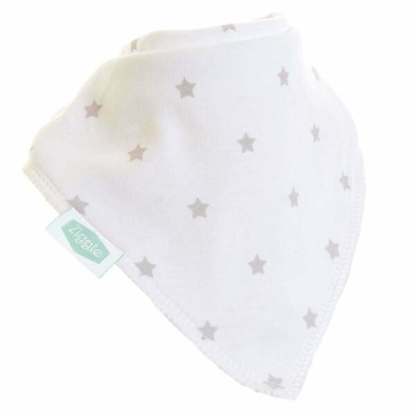 Grey & White Bib Set