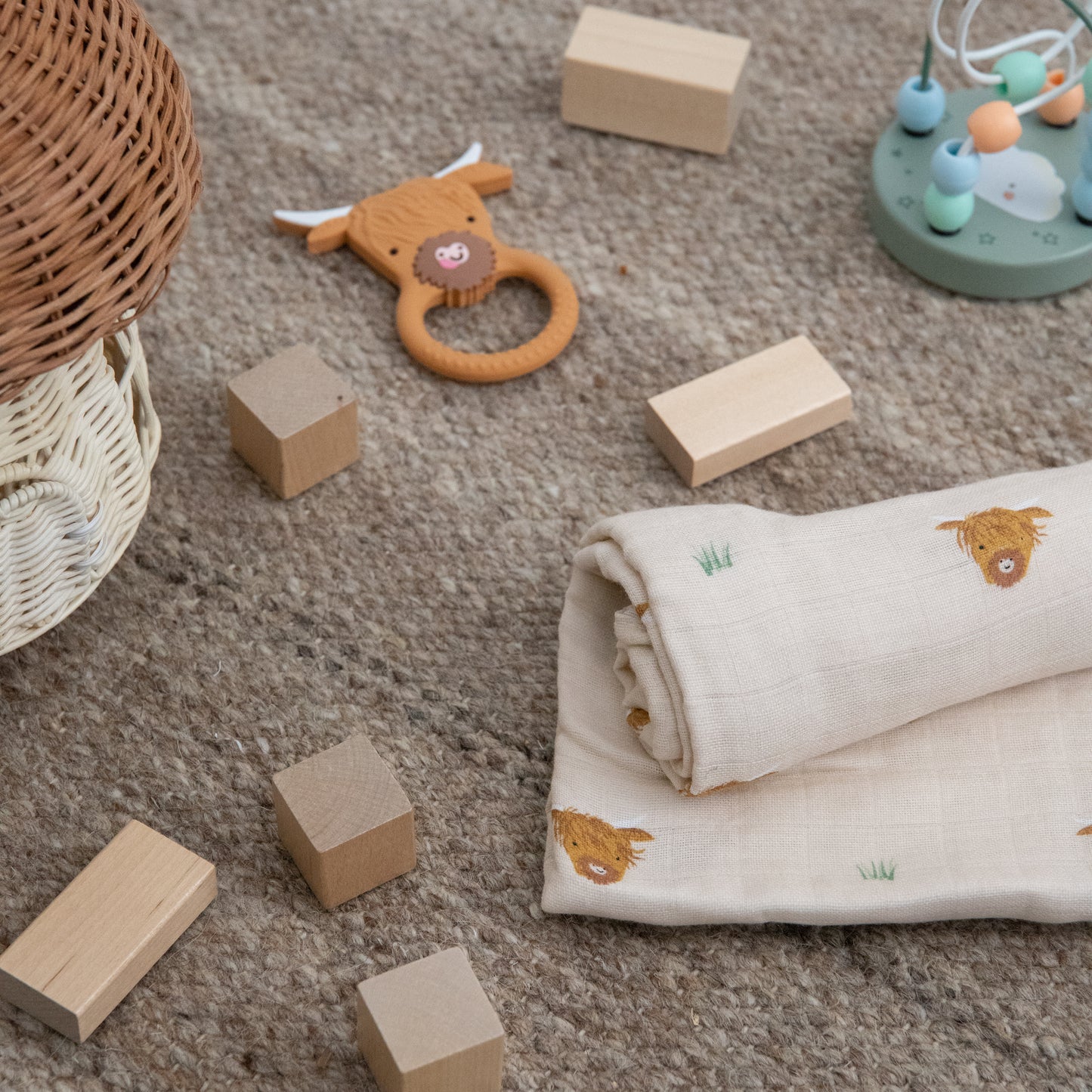 Highland Cow Muslin
