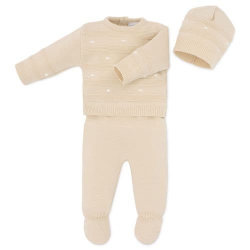 Raised Dots Knitted Set