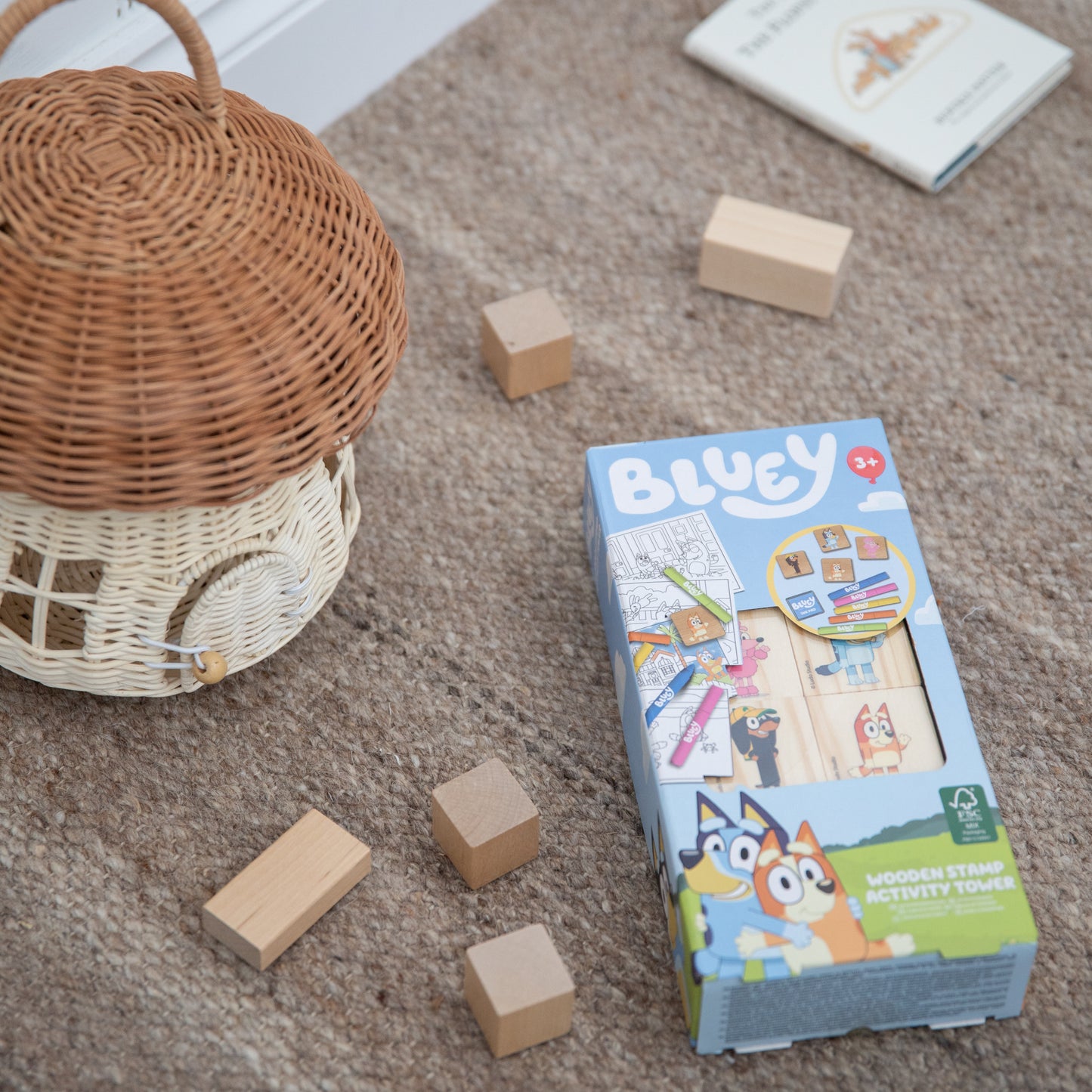Bluey Wooden Stamps Activity Set