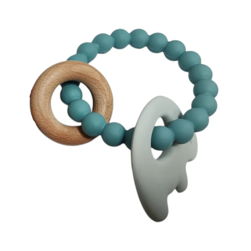Baby Elephant Teether Beads