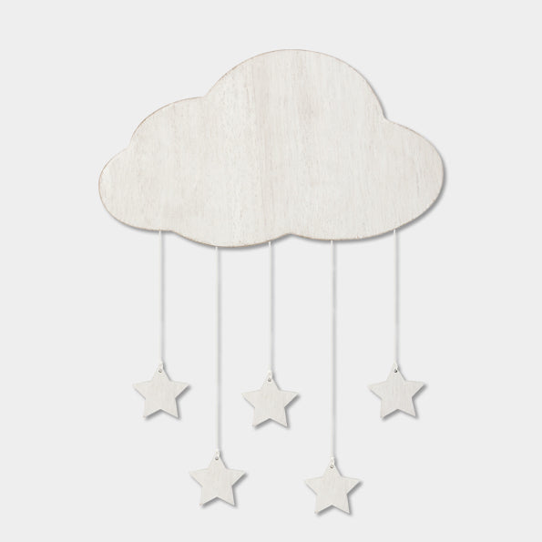 Wooden Cloud and Stars