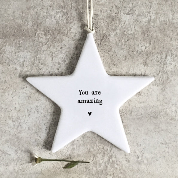 Porcelain Star- You are amazing