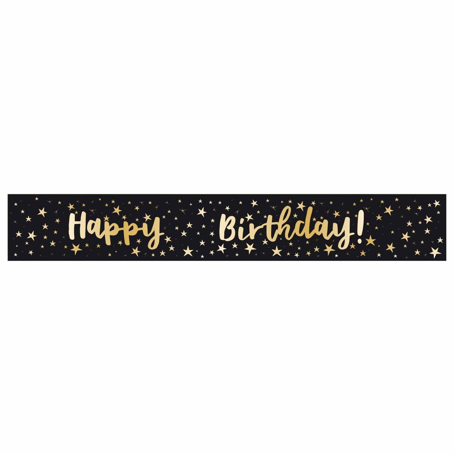 Black & Gold banner - Add any age