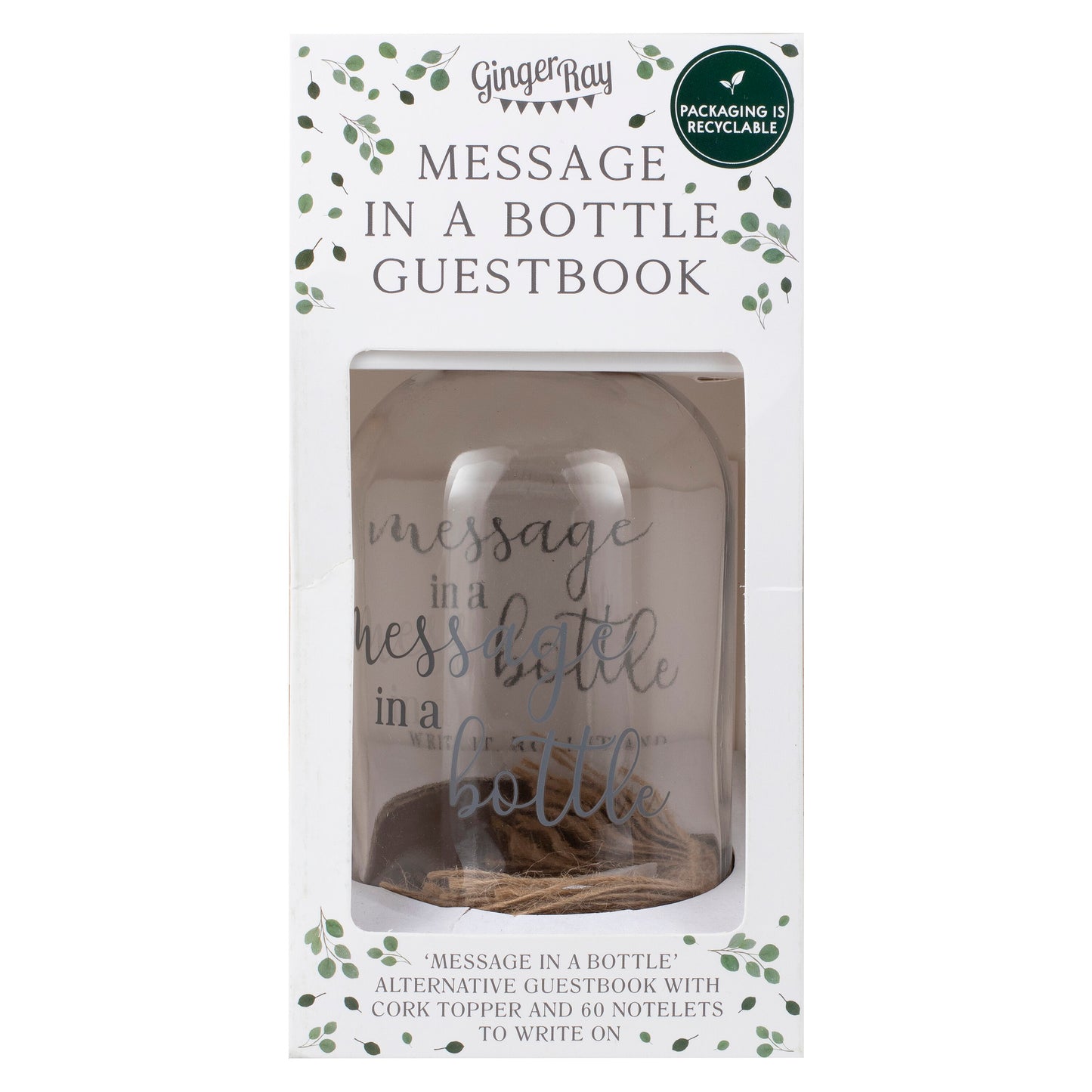 Message in a Bottle - Guest Book Alternative
