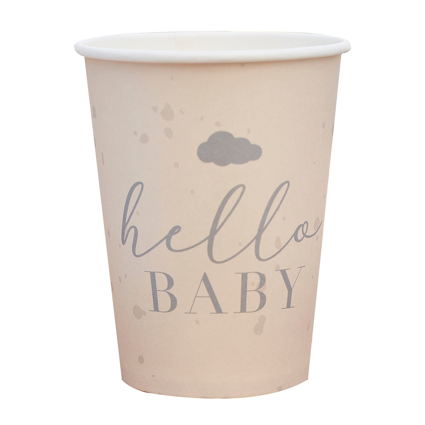 Hello Baby Paper Cups - Pack of 8