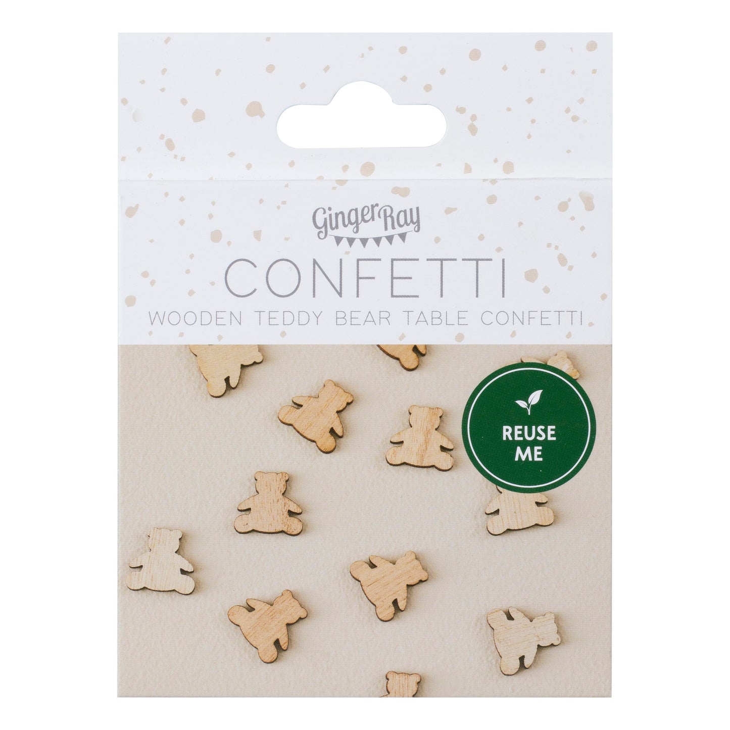Wooden Bear Confetti