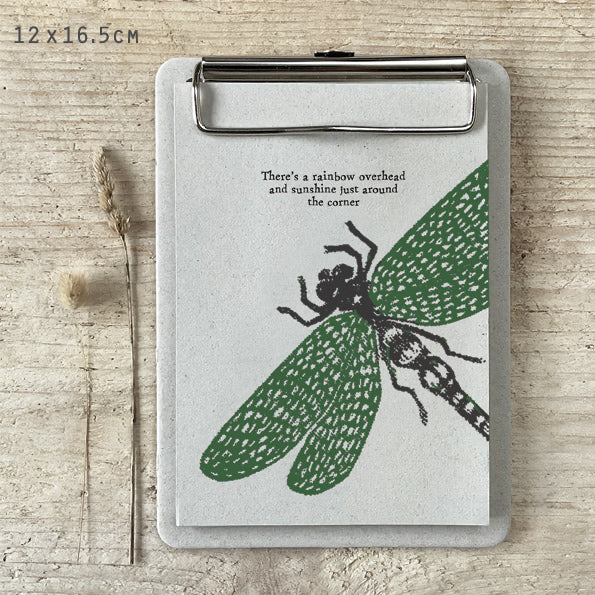 Block print hanging pad-Dragonfly