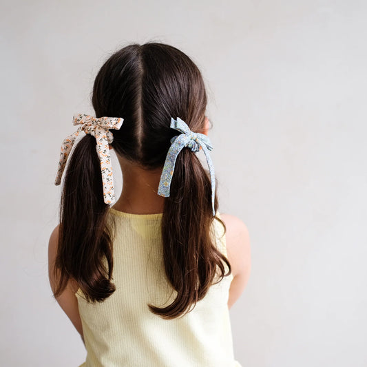 Floral Bow Scrunchies