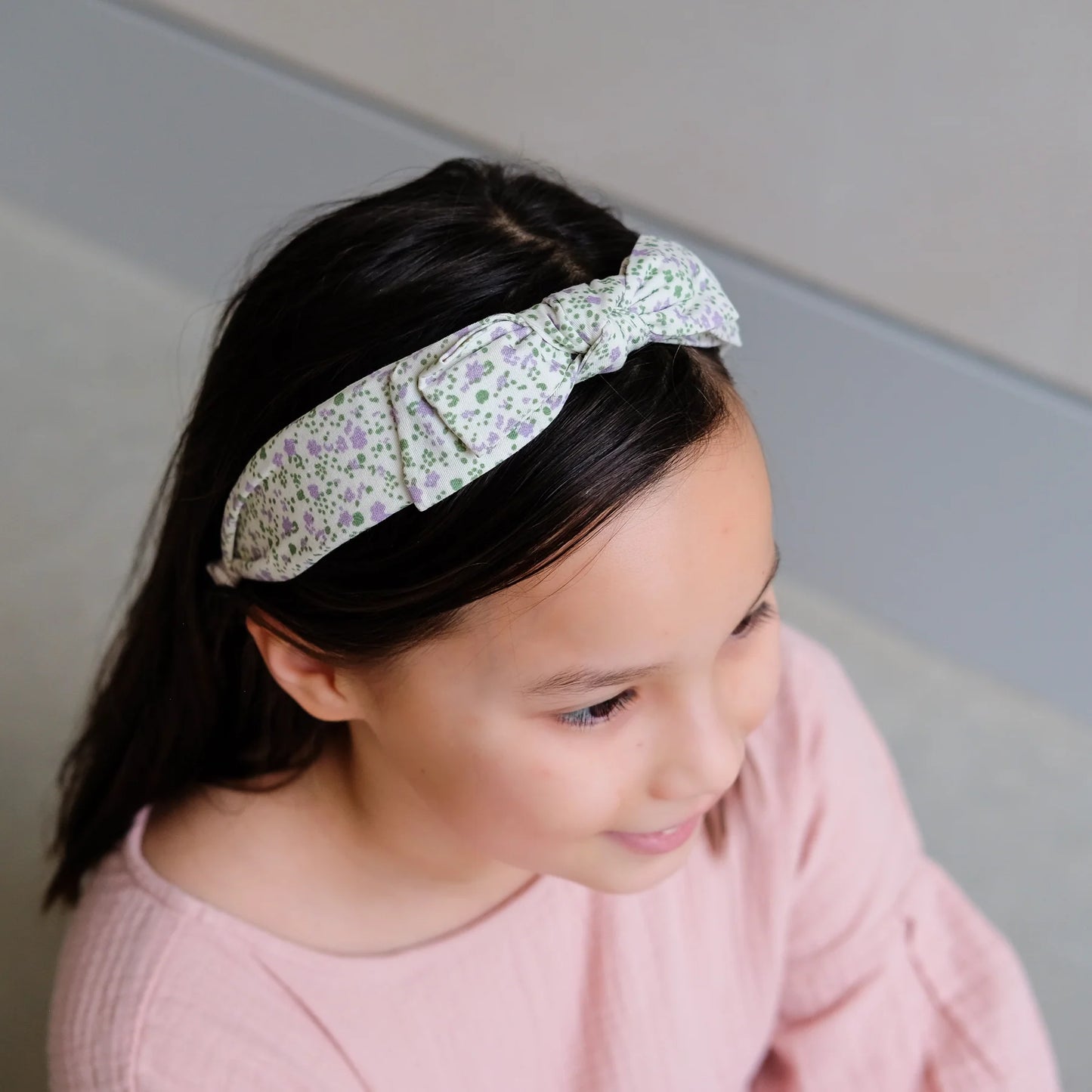 Spring Floral Edie Alice Band - Lilac