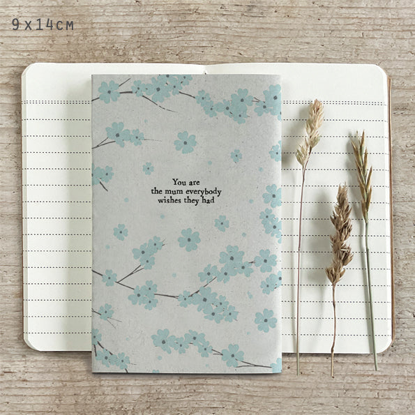 Small blossom book-Blue / mum