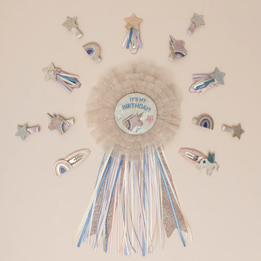 Unicorn Birthday Badge