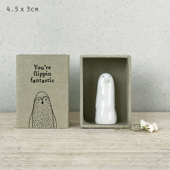 Tall Matchbox Penguin