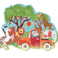 Scratch Compact Puzzle 30pcs - Contour Puzzle SAFARI