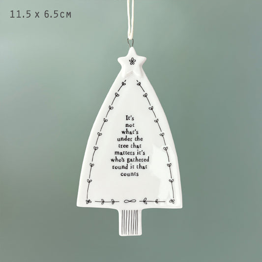 Porcelain hanger- Under the tree