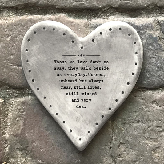 Rustic Heart Coaster - Those We Love