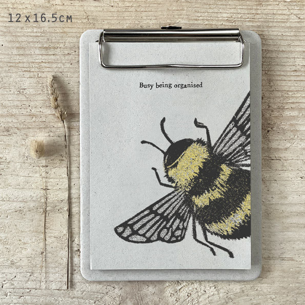 Block print hanging pad-Bee