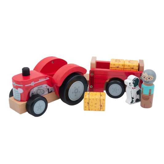 Farm Tractor and Trailer