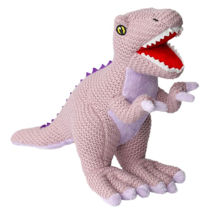 Wilberry Knitted T-Rex – Lilac