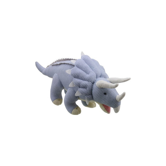 Wilberry Knitted- Triceratops Blue