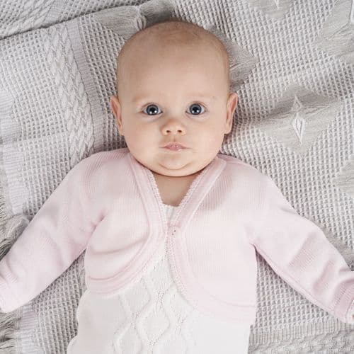 Bolero Pink Cardigan