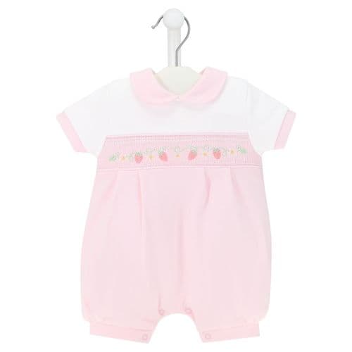 Strawberry Cotton Romper