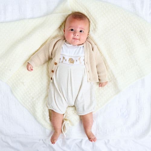 Jungle Smocked Romper