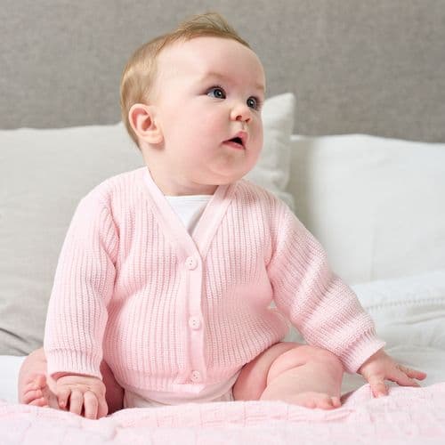 Pink Knitted Cardigan