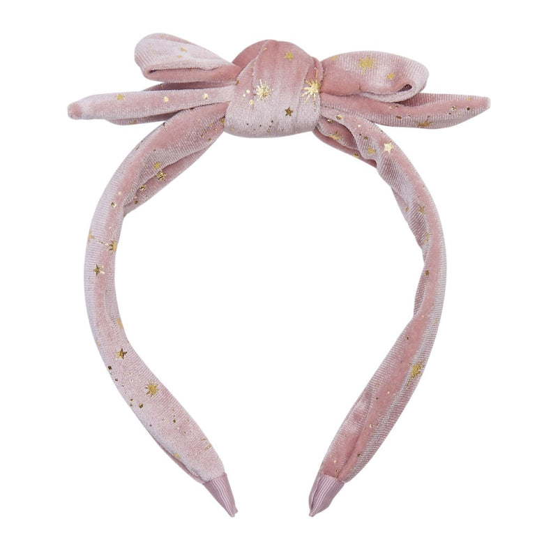 Velvet Starry Edie Bow Headband