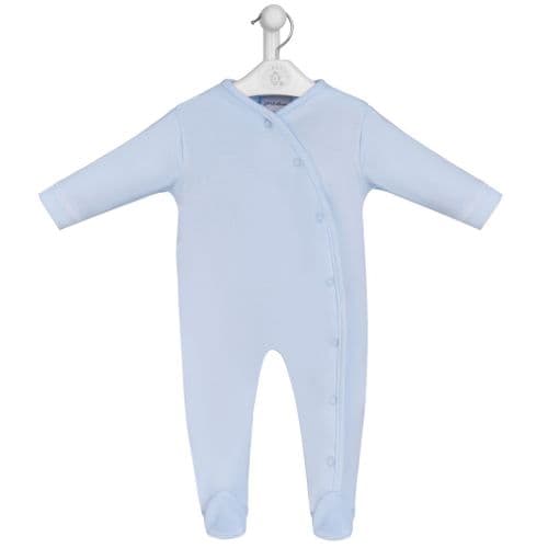 Blue Cotton sleepsuit