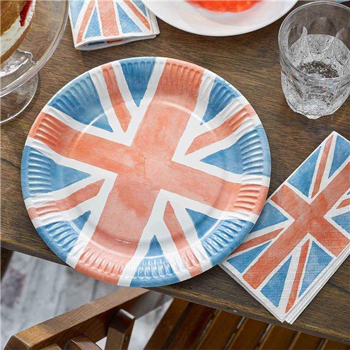 Union Jack Napkins Pack of 20