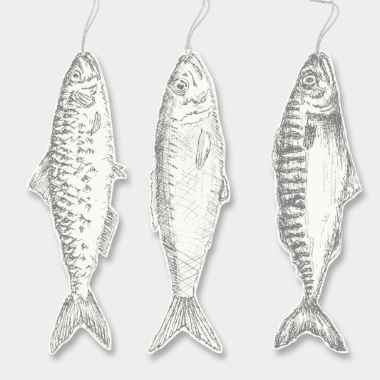 Fish gift tag