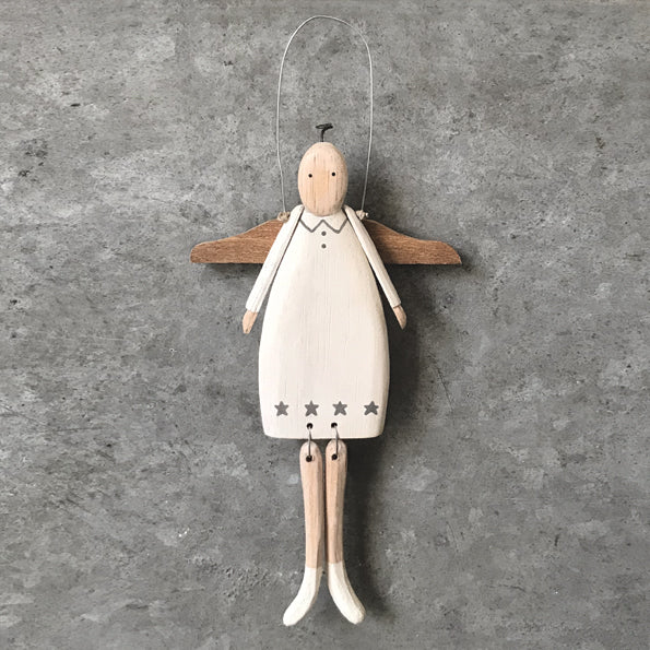 Hanging Folkart Angel