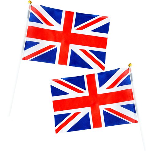 Pack of 6 Mini Hand Flags