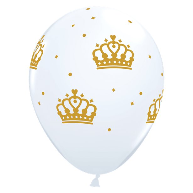 Crown Latex balloons 25 Pack