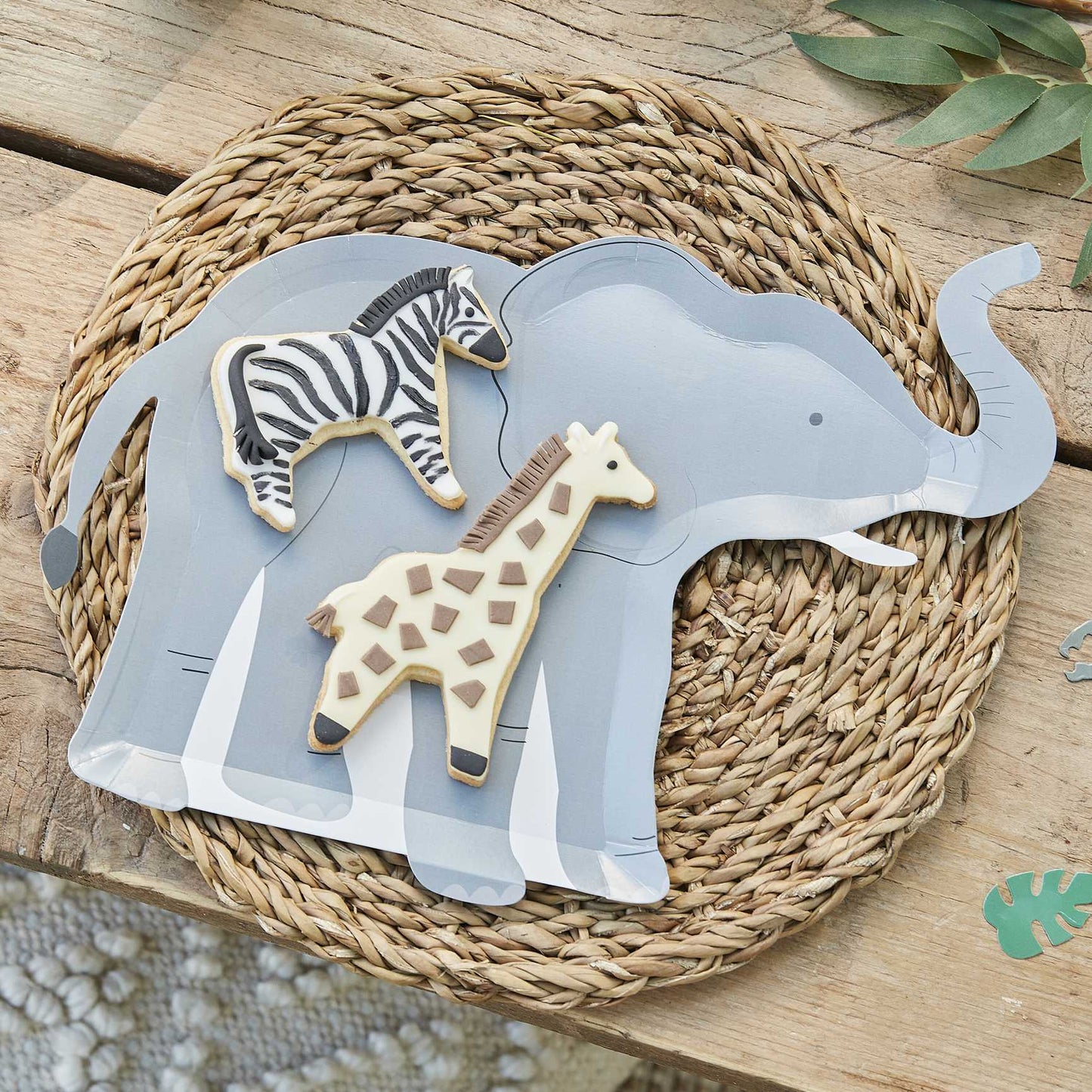 Elephant Paper Plates - Pack of 8