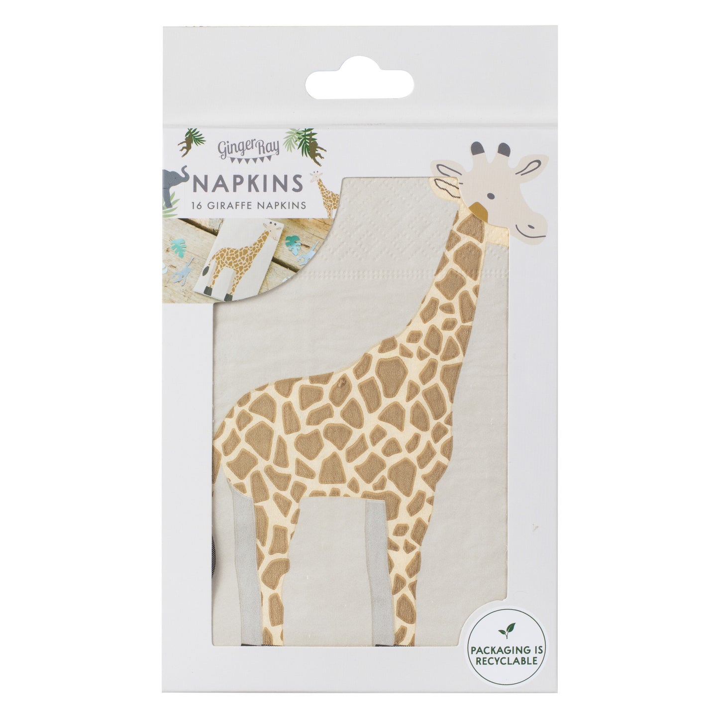 Giraffe Napkins - Pack of 16